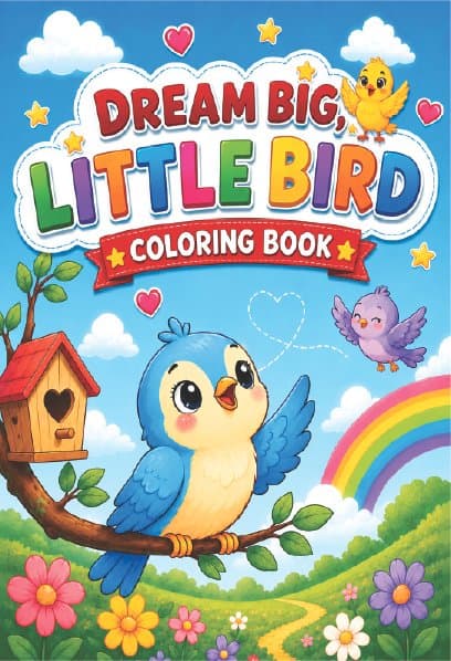 Dream Big, Little Bird বইয়ের প্রচ্ছদ